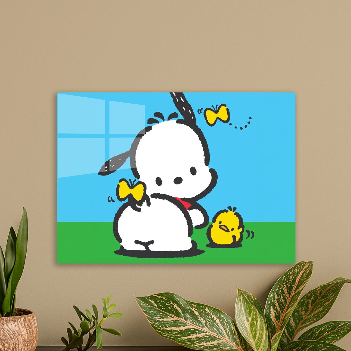 Pochacco and Baby chick cute