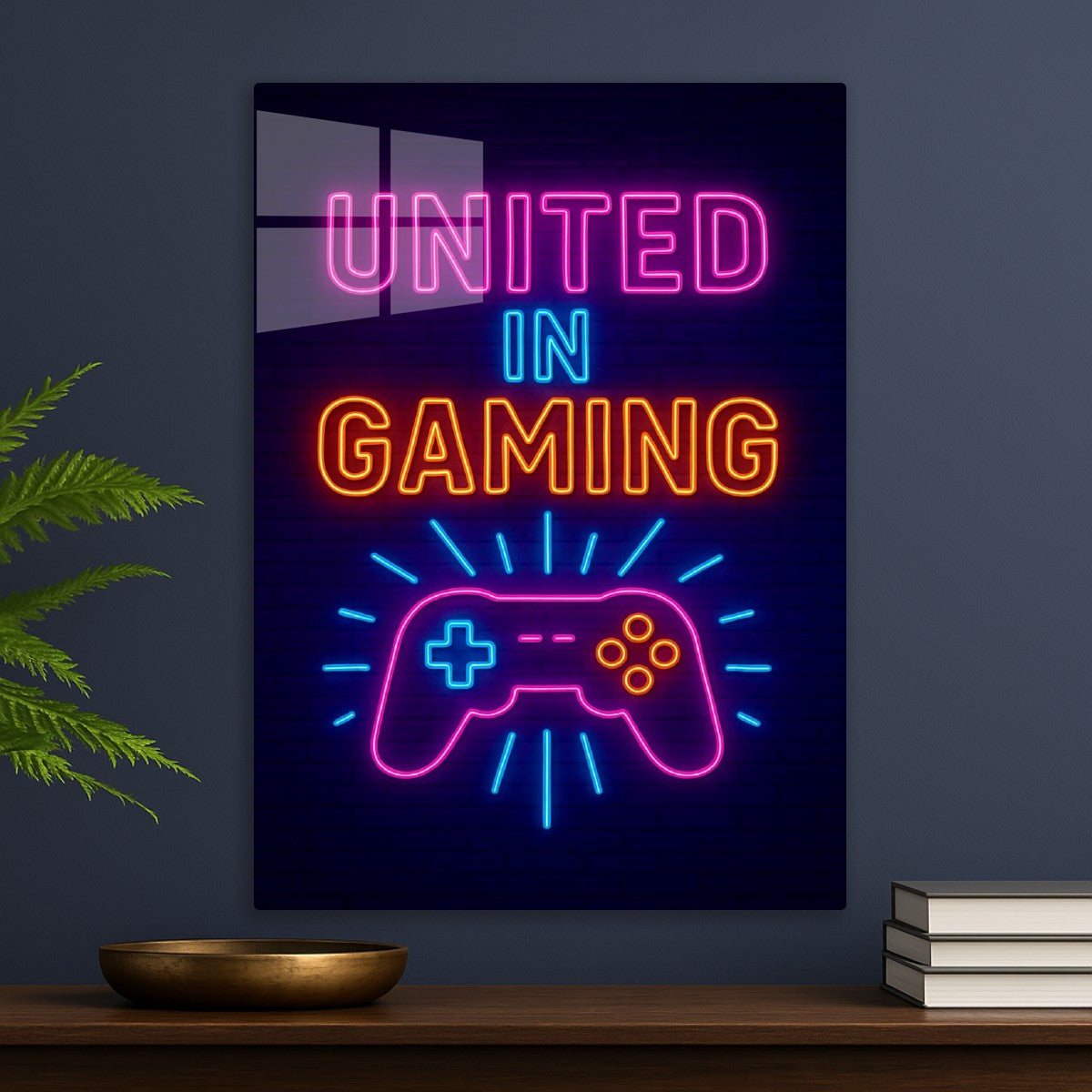 United in gaming sign