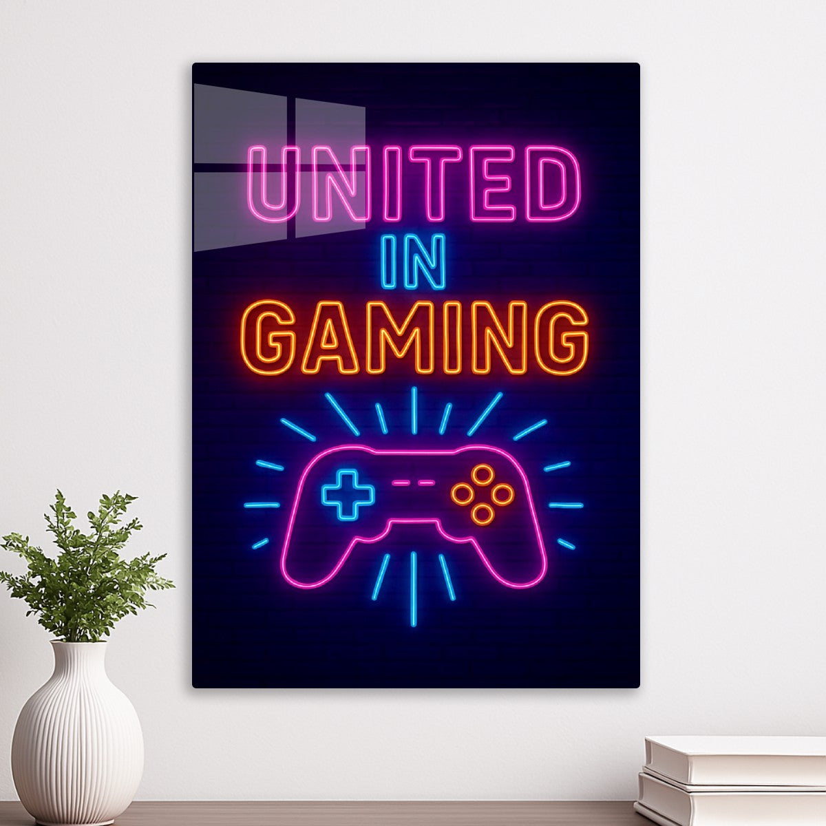 United in gaming sign