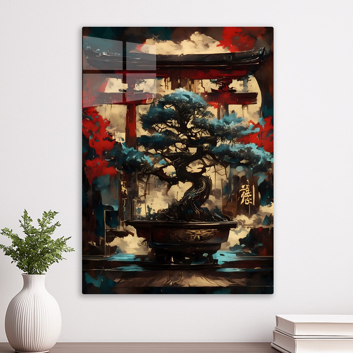 Bonsai Beneath the Torii