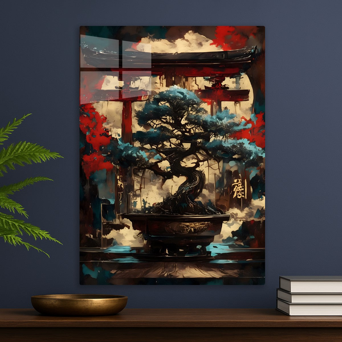 Bonsai Beneath the Torii