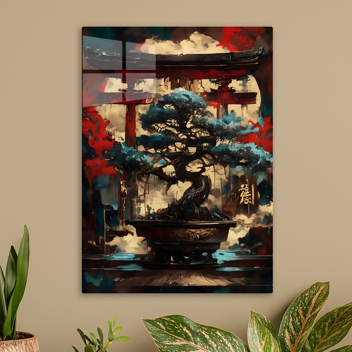 Bonsai Beneath the Torii
