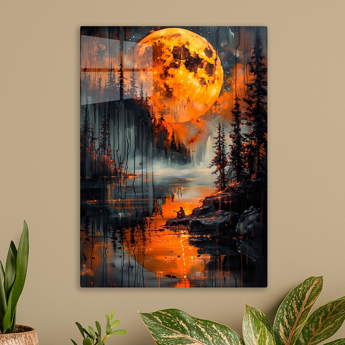 Fiery Moonlit Serenade