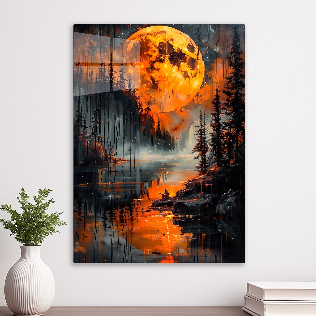Fiery Moonlit Serenade