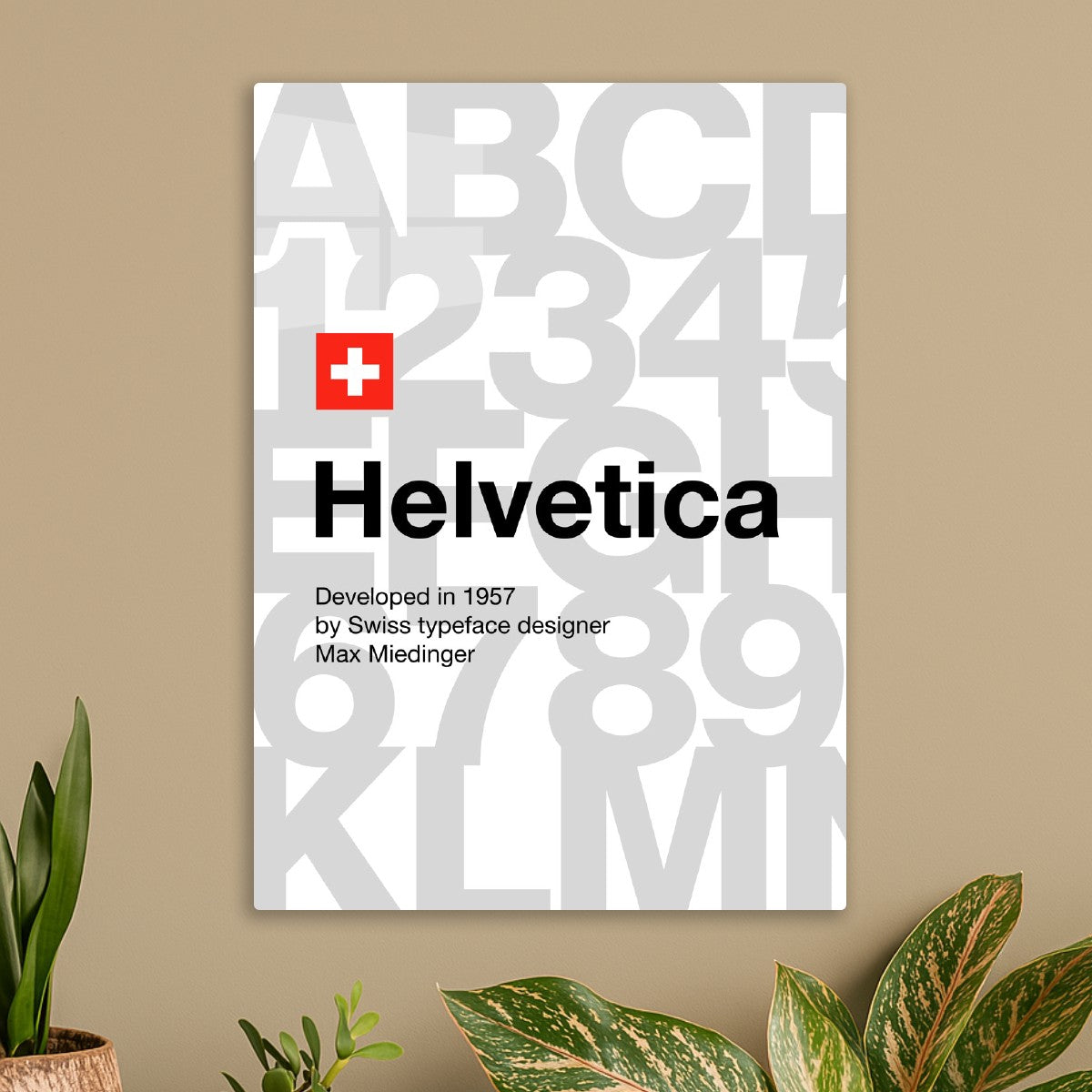 Helvetica font, 1957