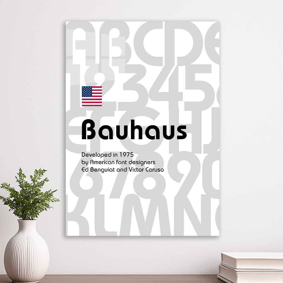 Bauhaus font, 1975