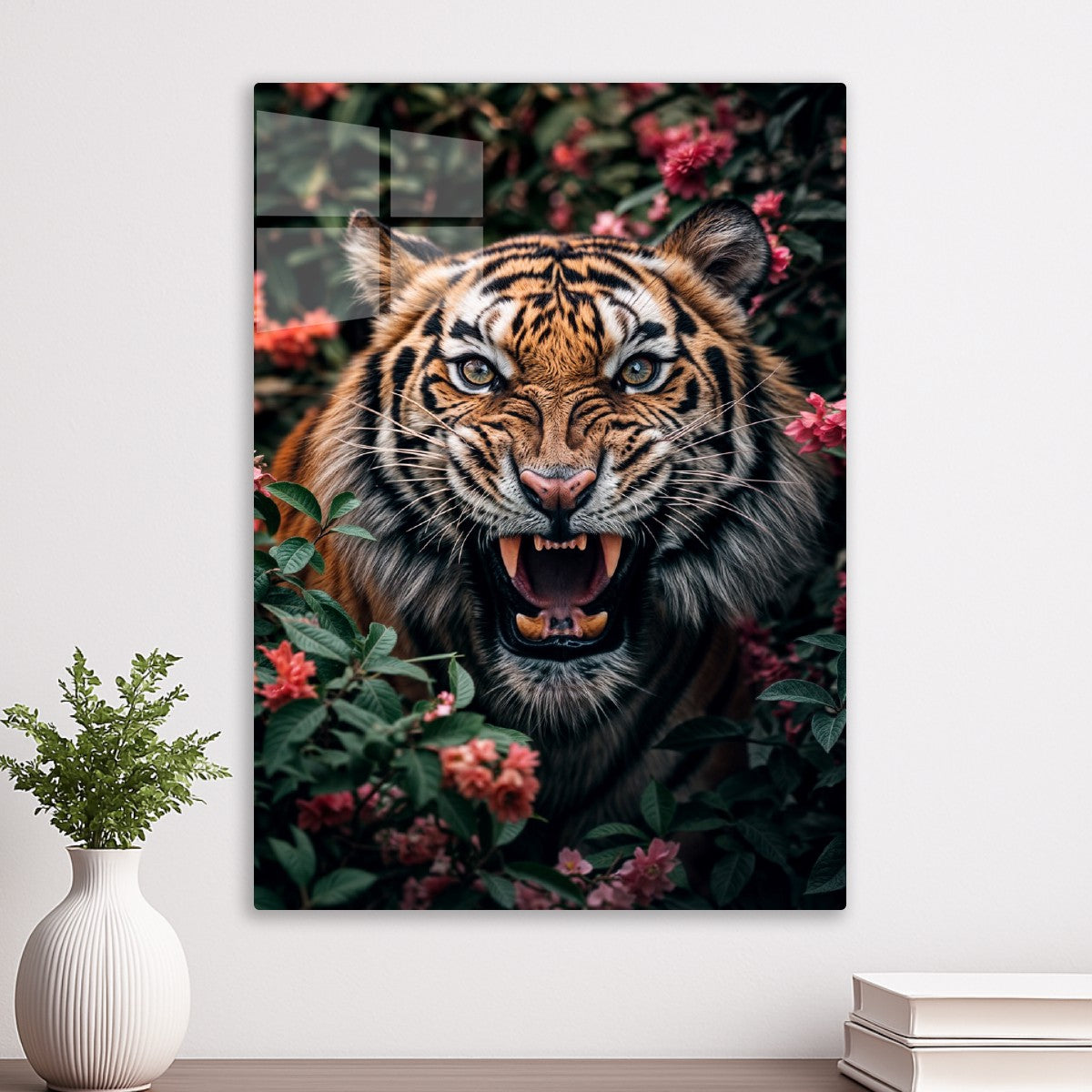 Floral Tiger Wild Close Up
