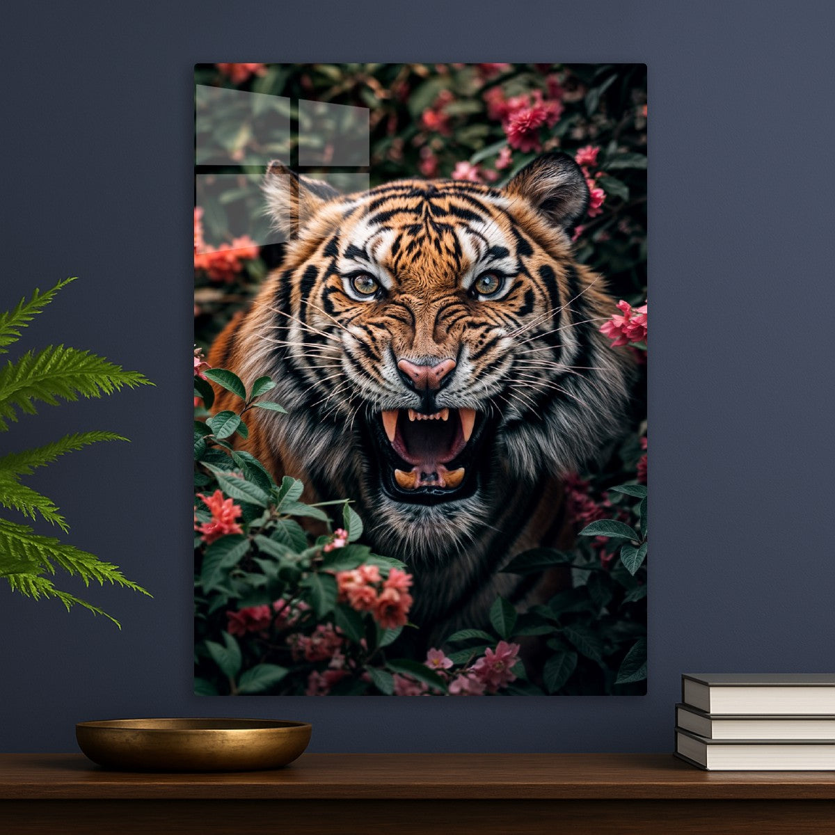 Floral Tiger Wild Close Up