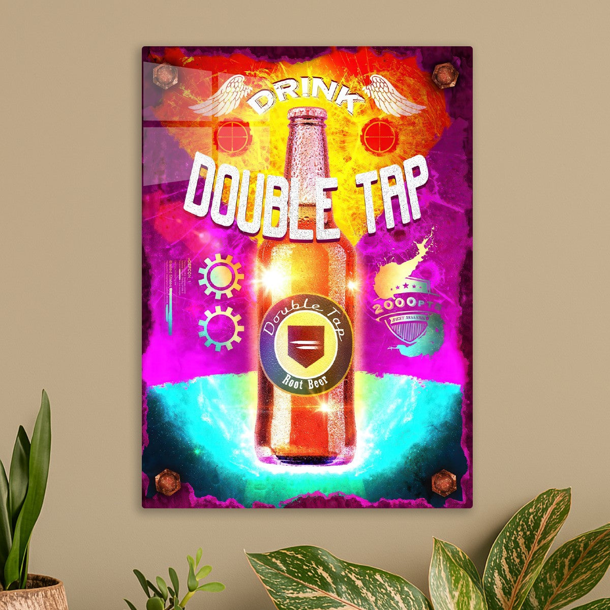 Double tap drink