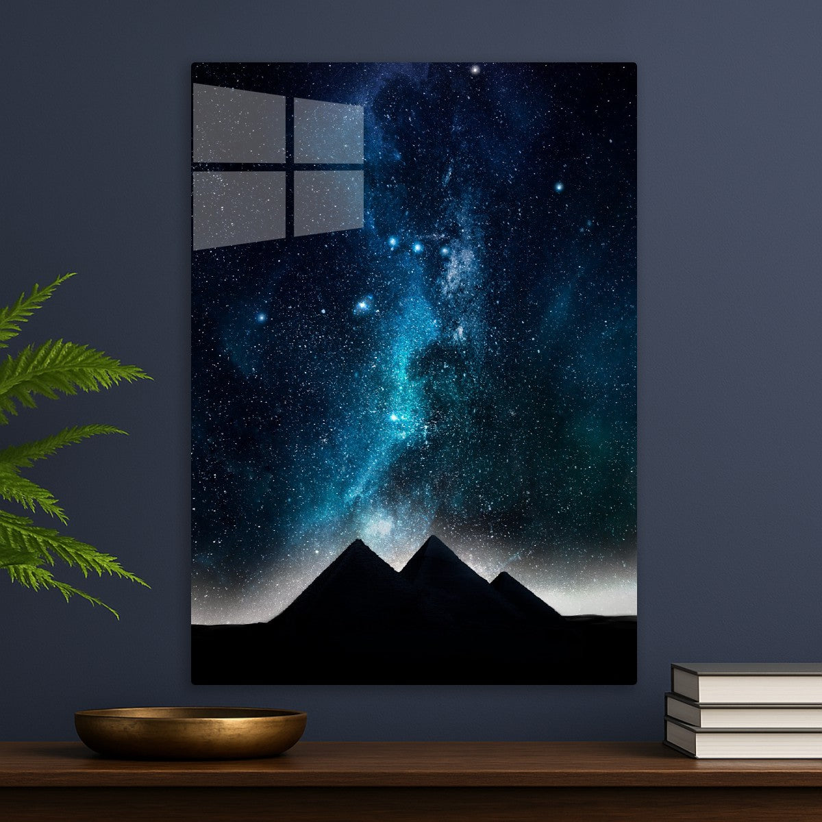 Cosmic night pyramids