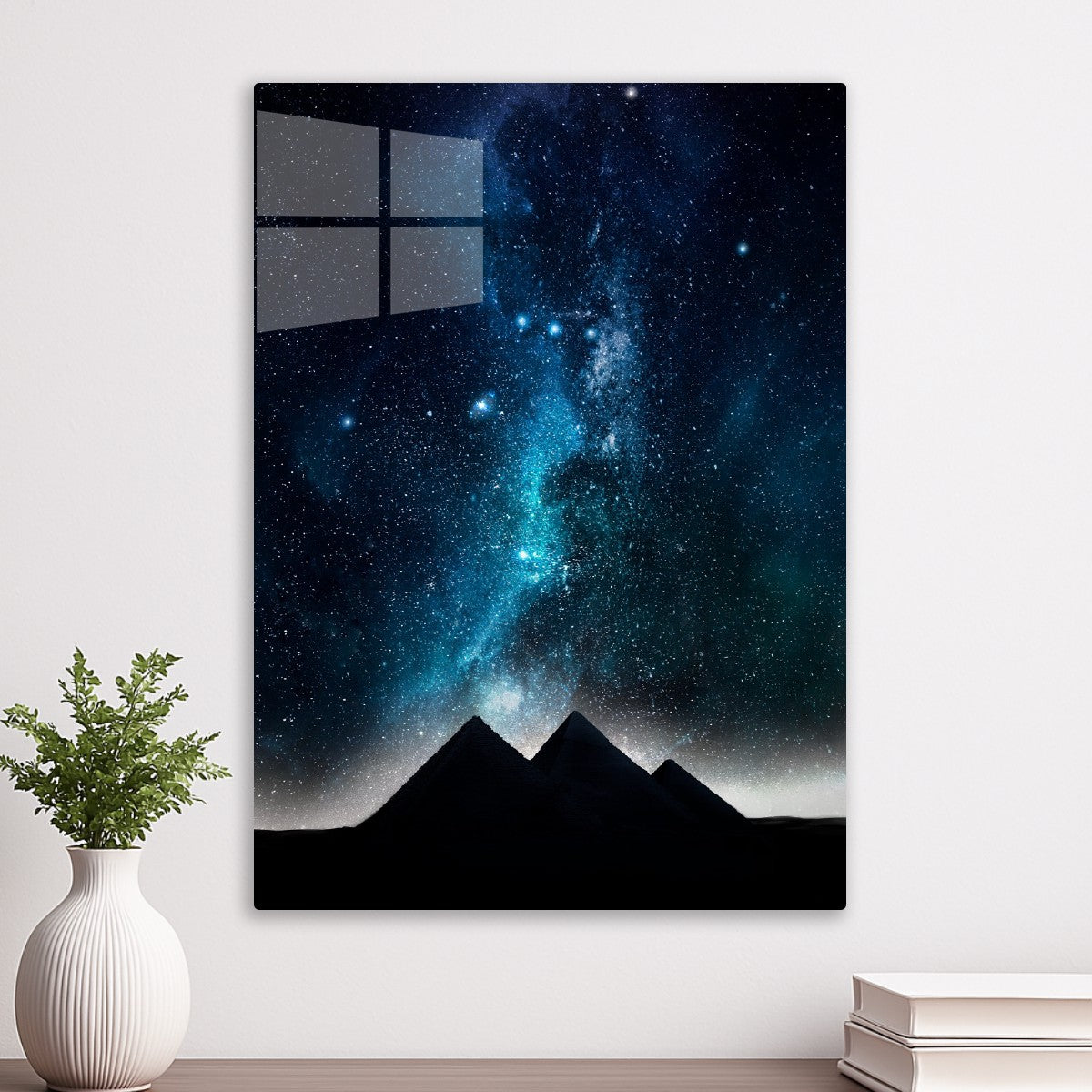 Cosmic night pyramids