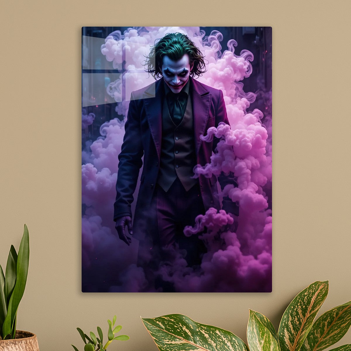 The Joker in Purple Smoke