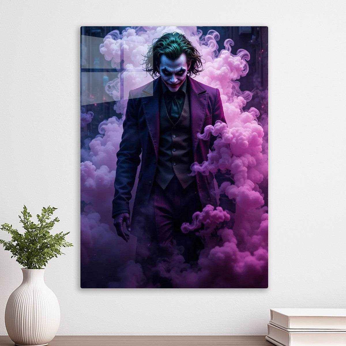 The Joker in Purple Smoke