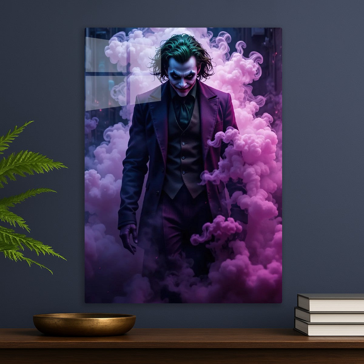 The Joker in Purple Smoke