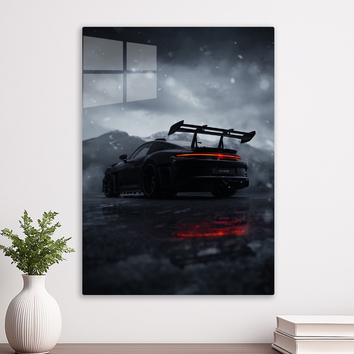 911 GT3 Snowy Landscape 