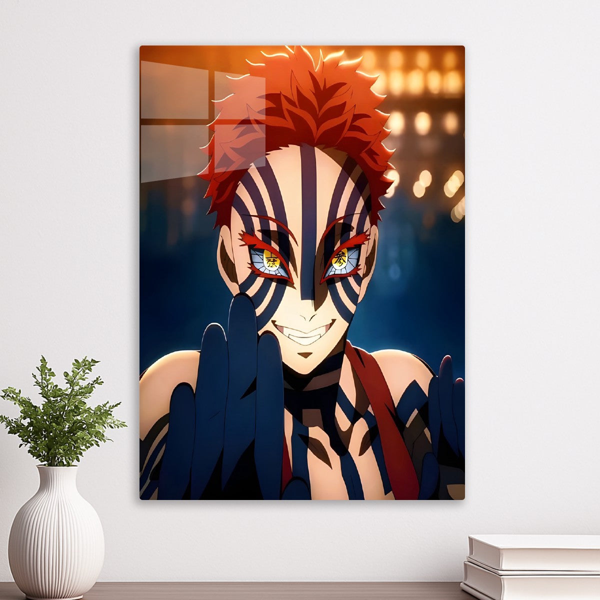 Akaza Malicious Grin, Demon Slayer Kimetsu no Yaiba