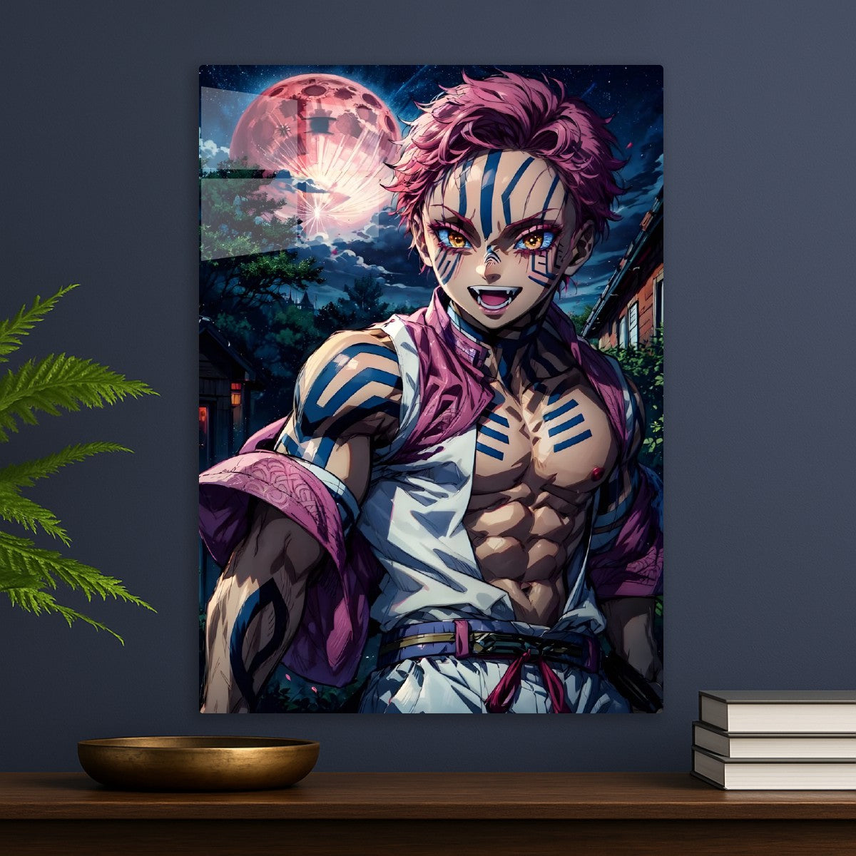 Akaza Under the Blood Moon, Demon Slayer Kimetsu no Yaiba