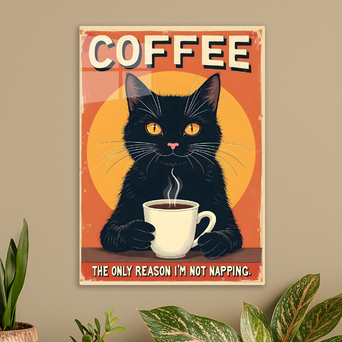 Coffee and Black Cat