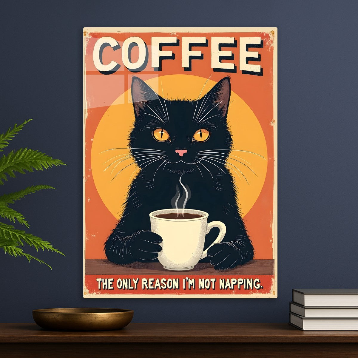 Coffee and Black Cat
