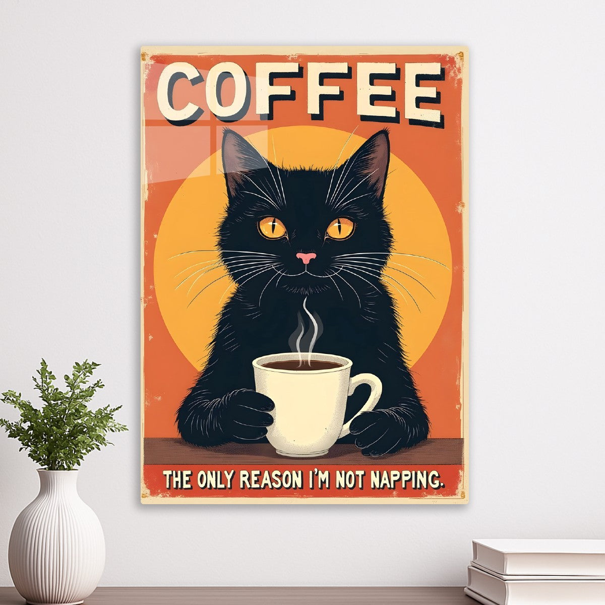 Coffee and Black Cat