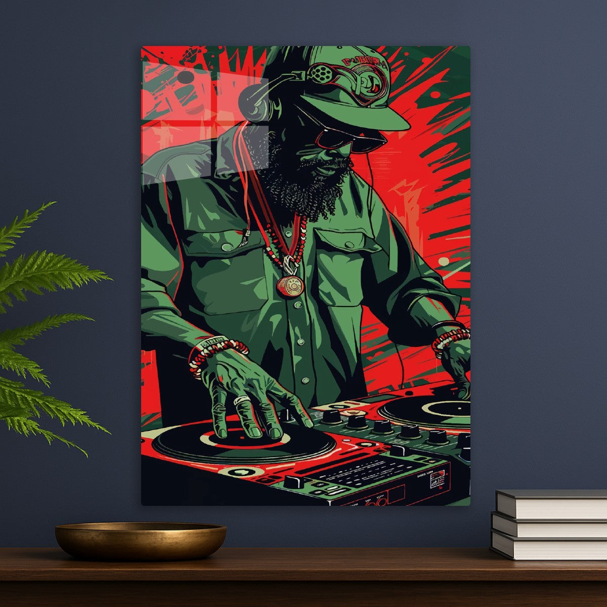 painting DJ disc jockey
