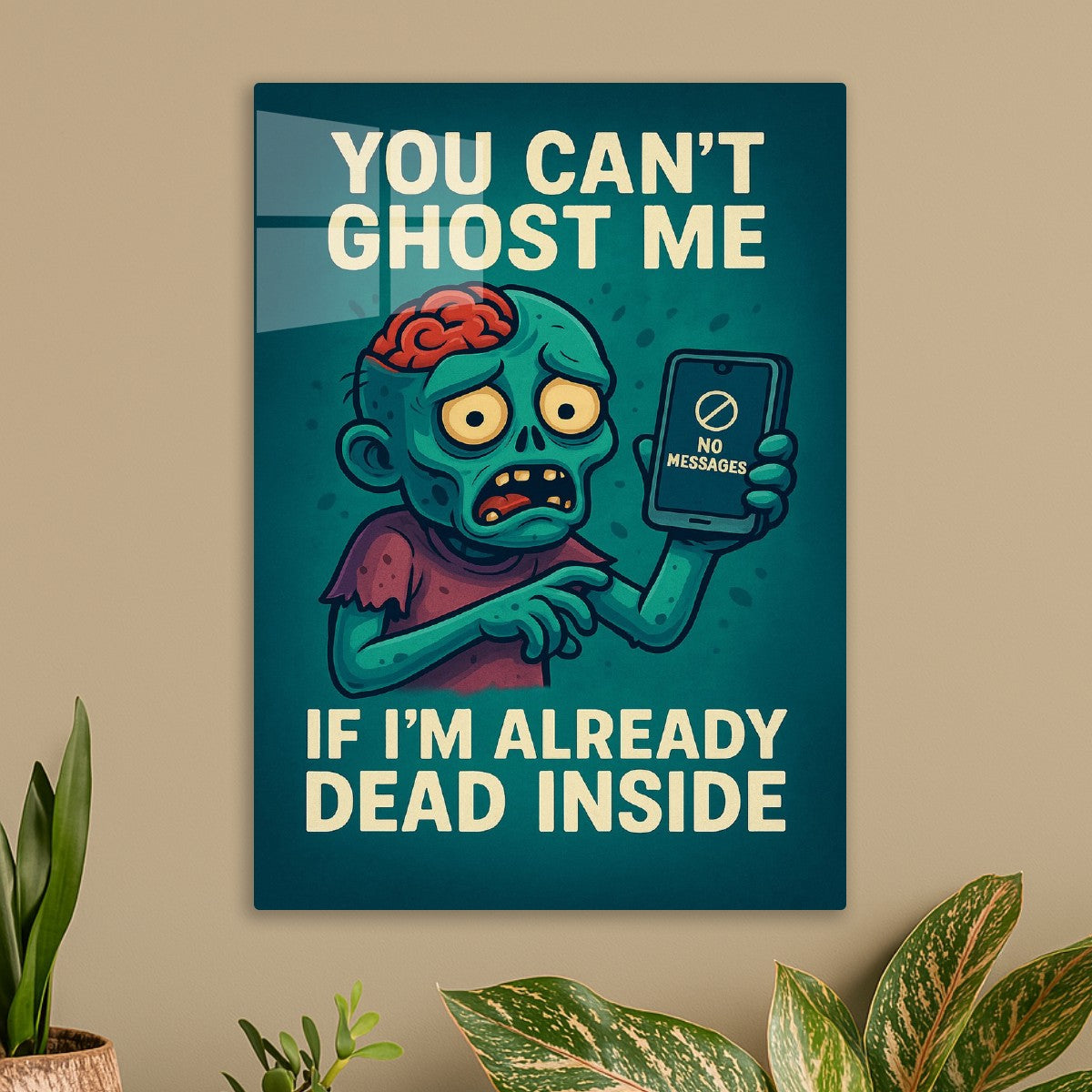 You can't ghost me meme
