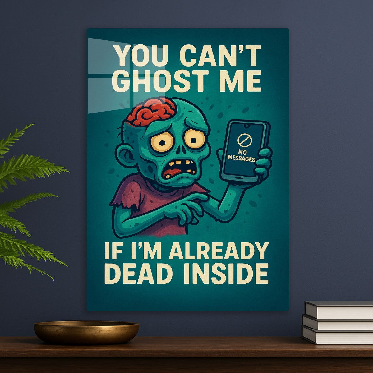 You can't ghost me meme