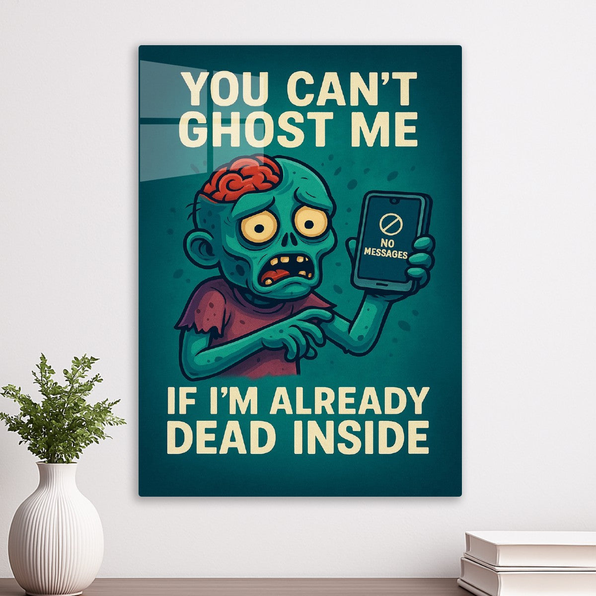 You can't ghost me meme