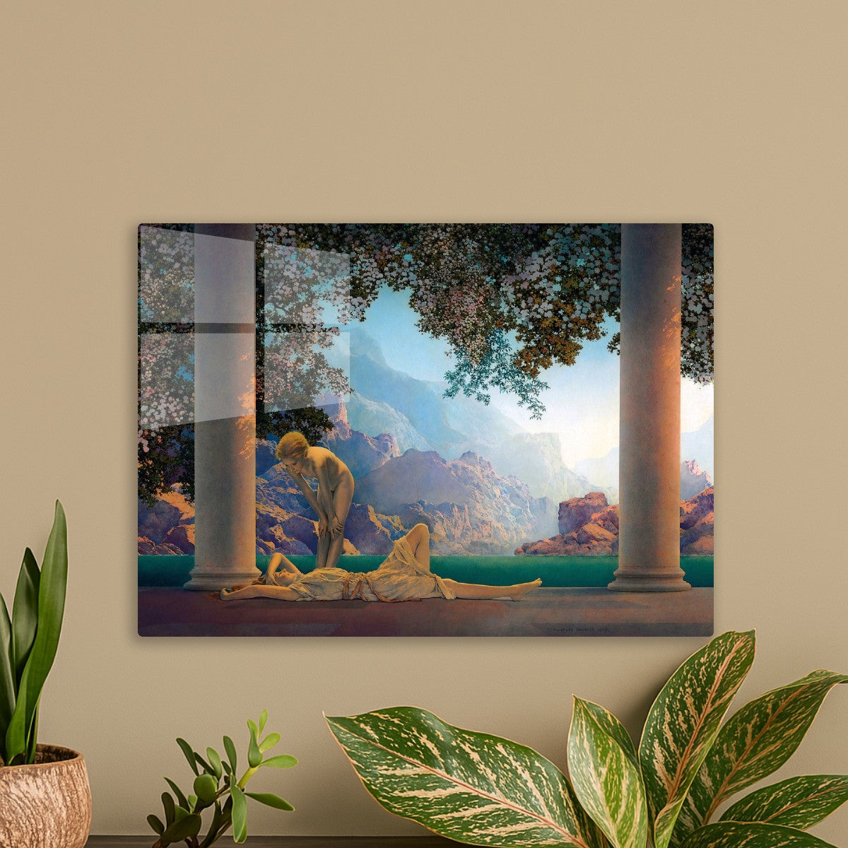 Maxfield Parrish Daybreak 1922 painting