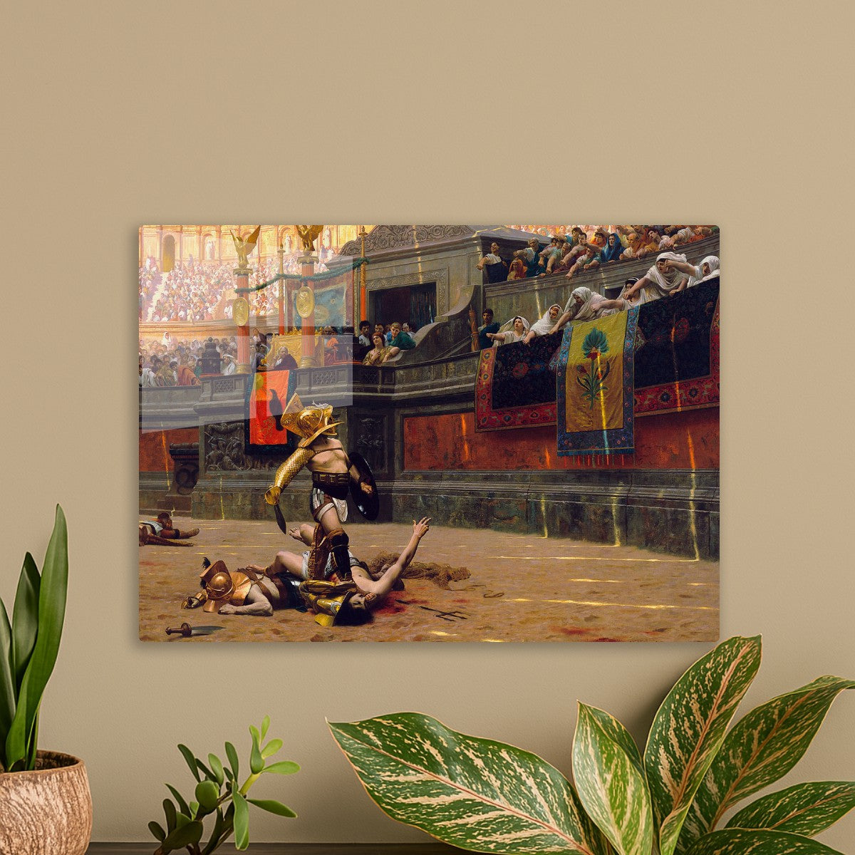 Pollice verso painting
