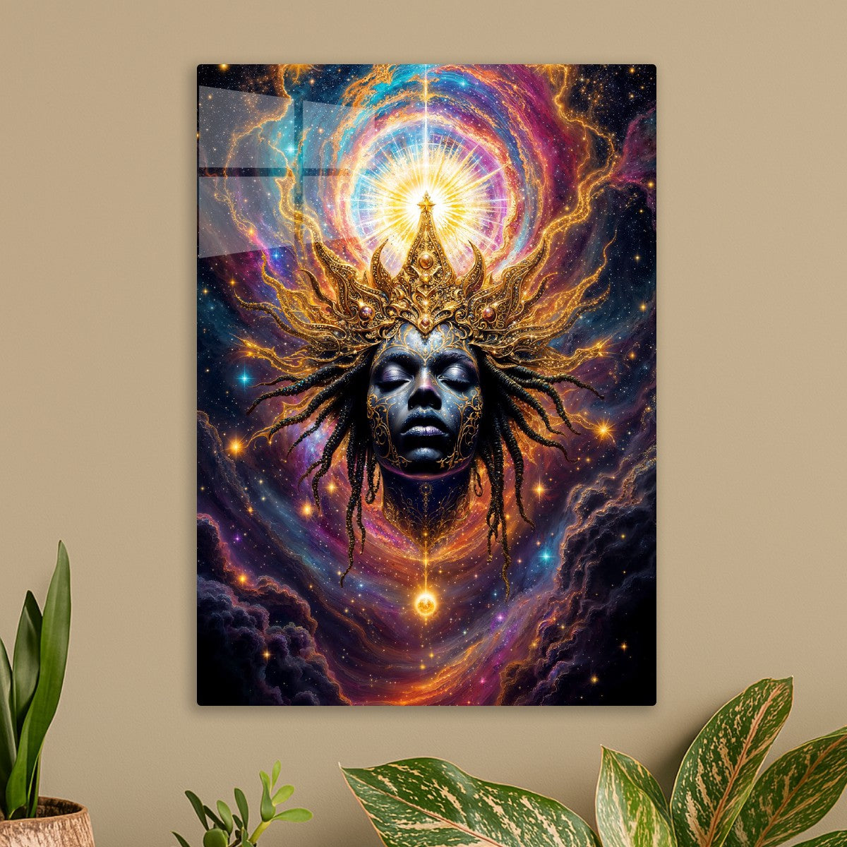 Afro-Cosmic Solar Deity