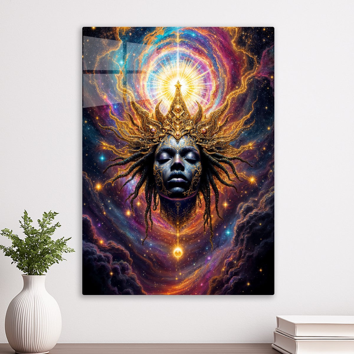 Afro-Cosmic Solar Deity