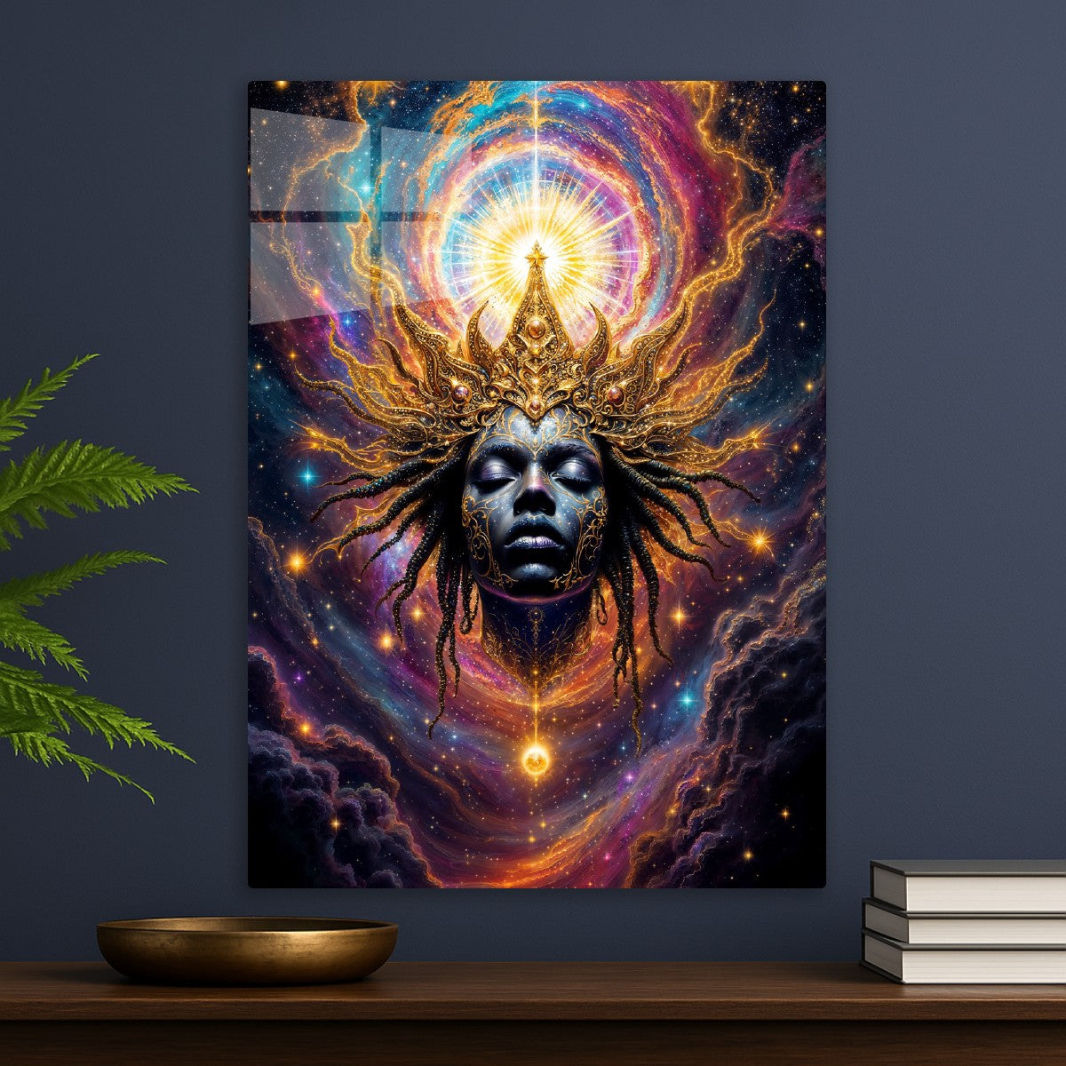 Afro-Cosmic Solar Deity