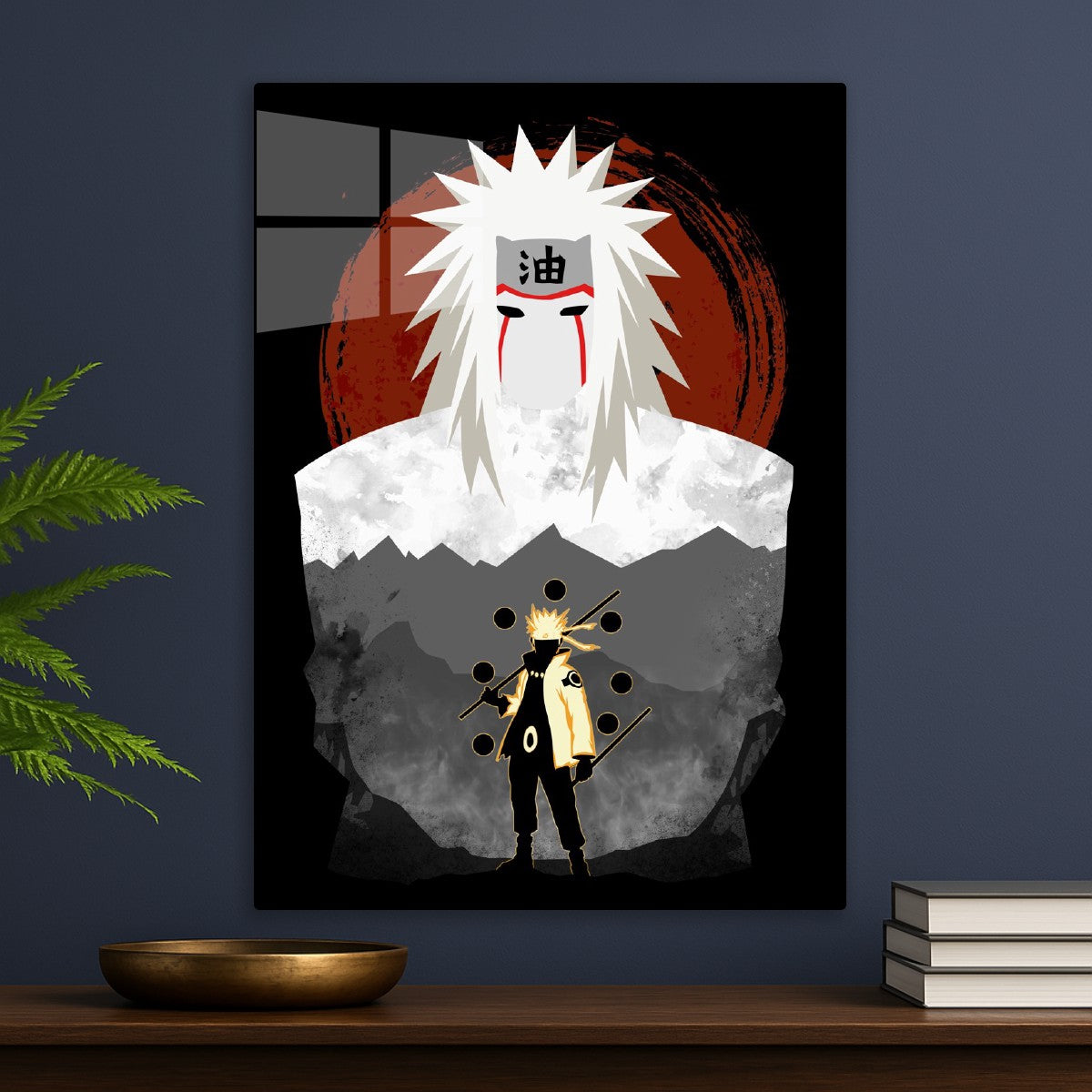 Jiraiya and naruto