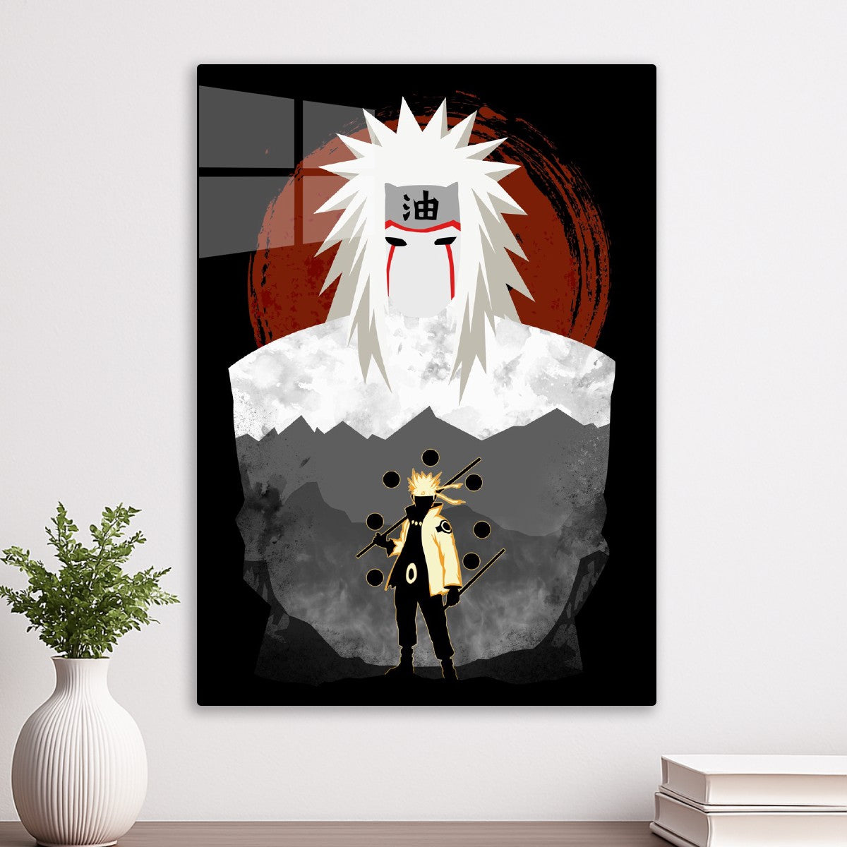 Jiraiya and naruto