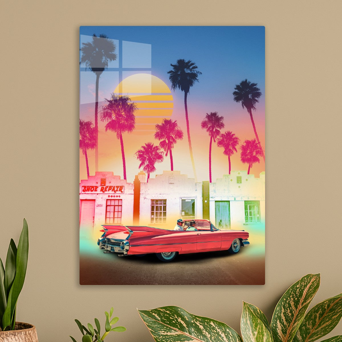 Retro Miami cars