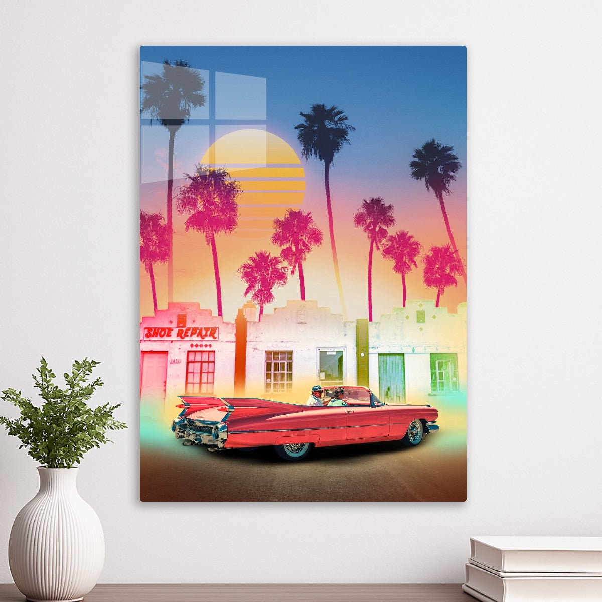 Retro Miami cars
