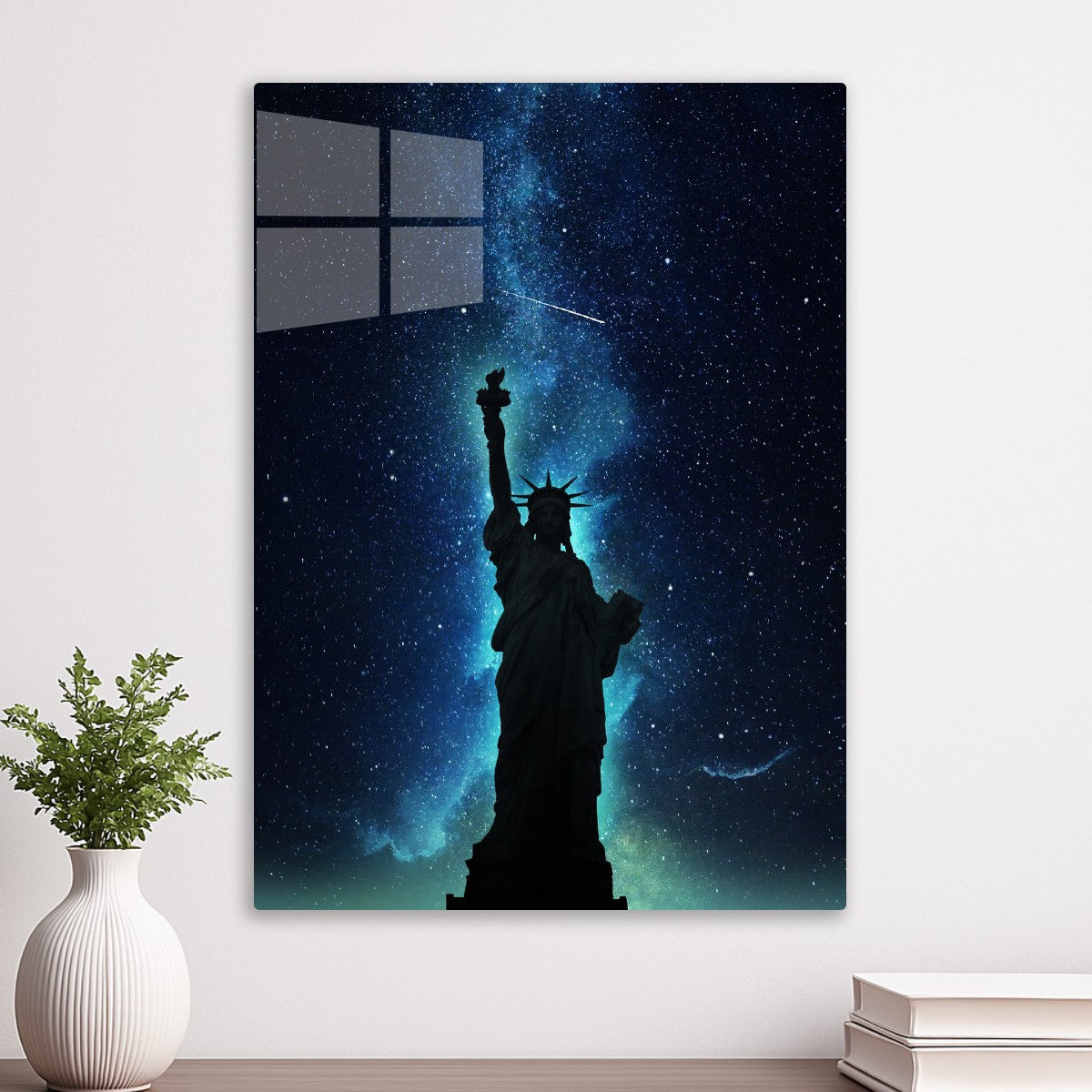 Cosmic Liberty statue 