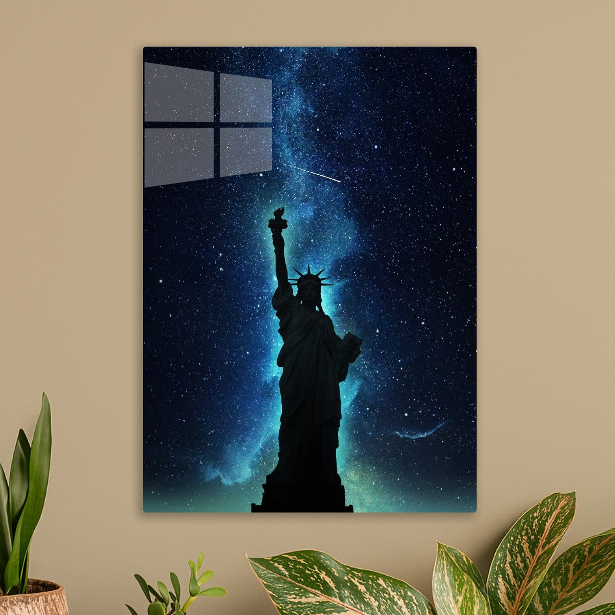 Cosmic Liberty statue 