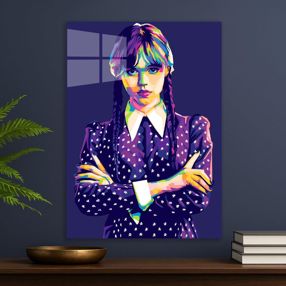 Wednesday Friday Addams pop art