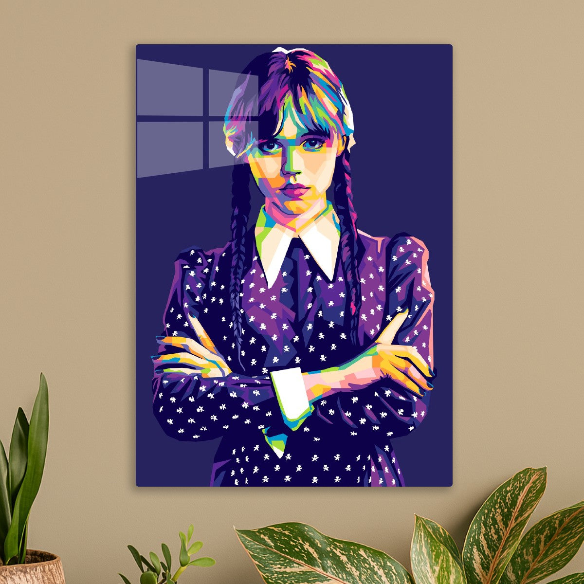 Wednesday Friday Addams pop art