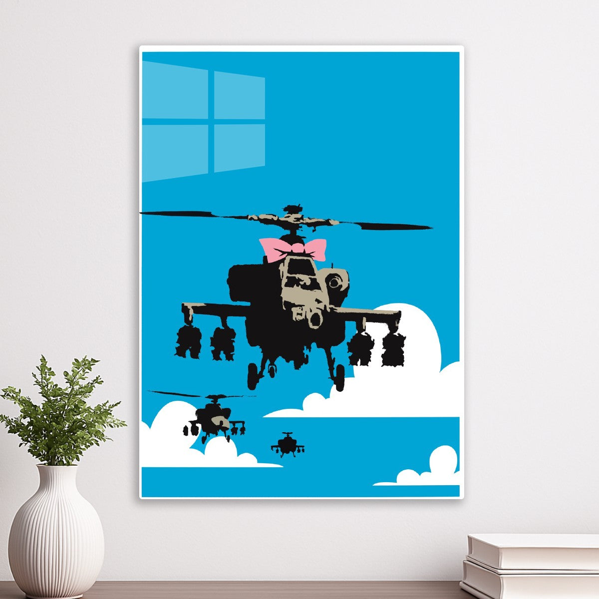 Banksy Happy Helicopter