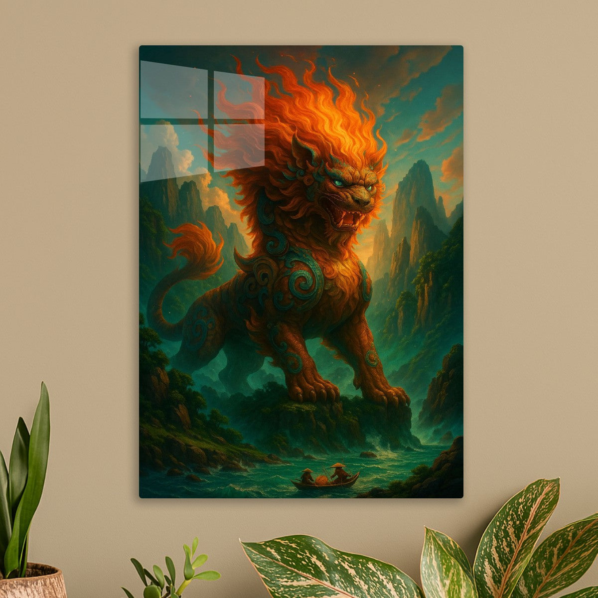 Legendary Fire Lion