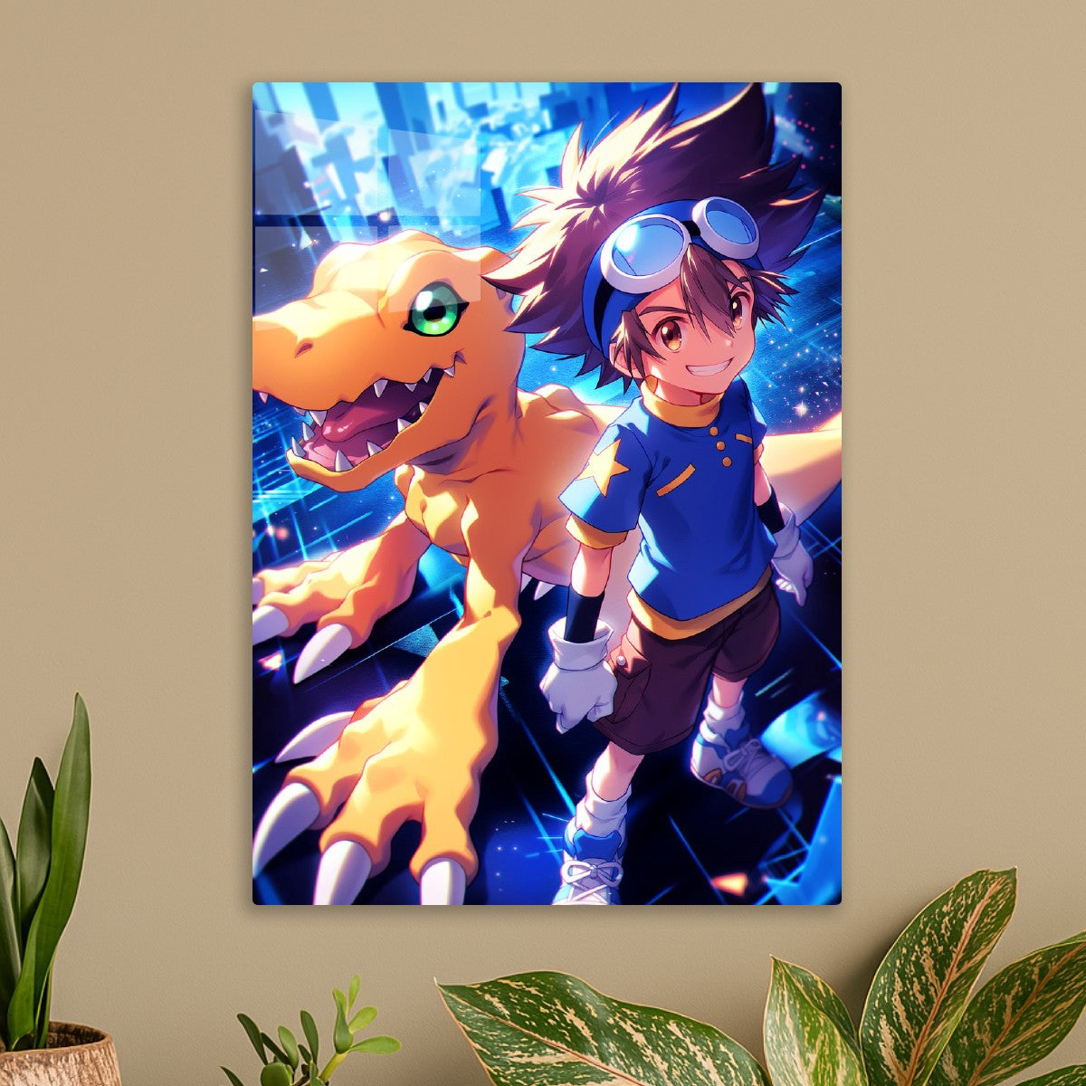 Yagami Taichi and Agumon