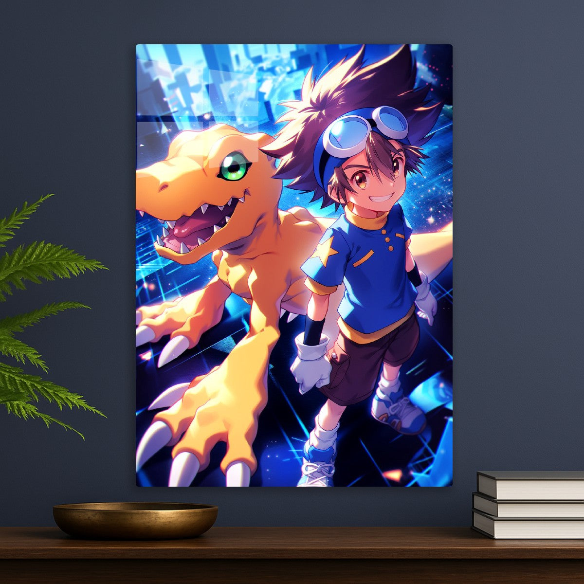 Yagami Taichi and Agumon