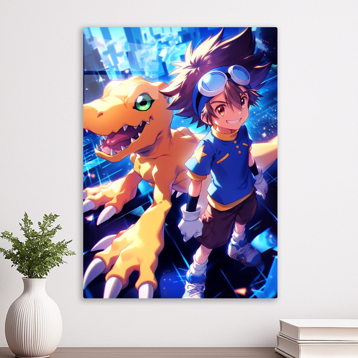 Yagami Taichi and Agumon