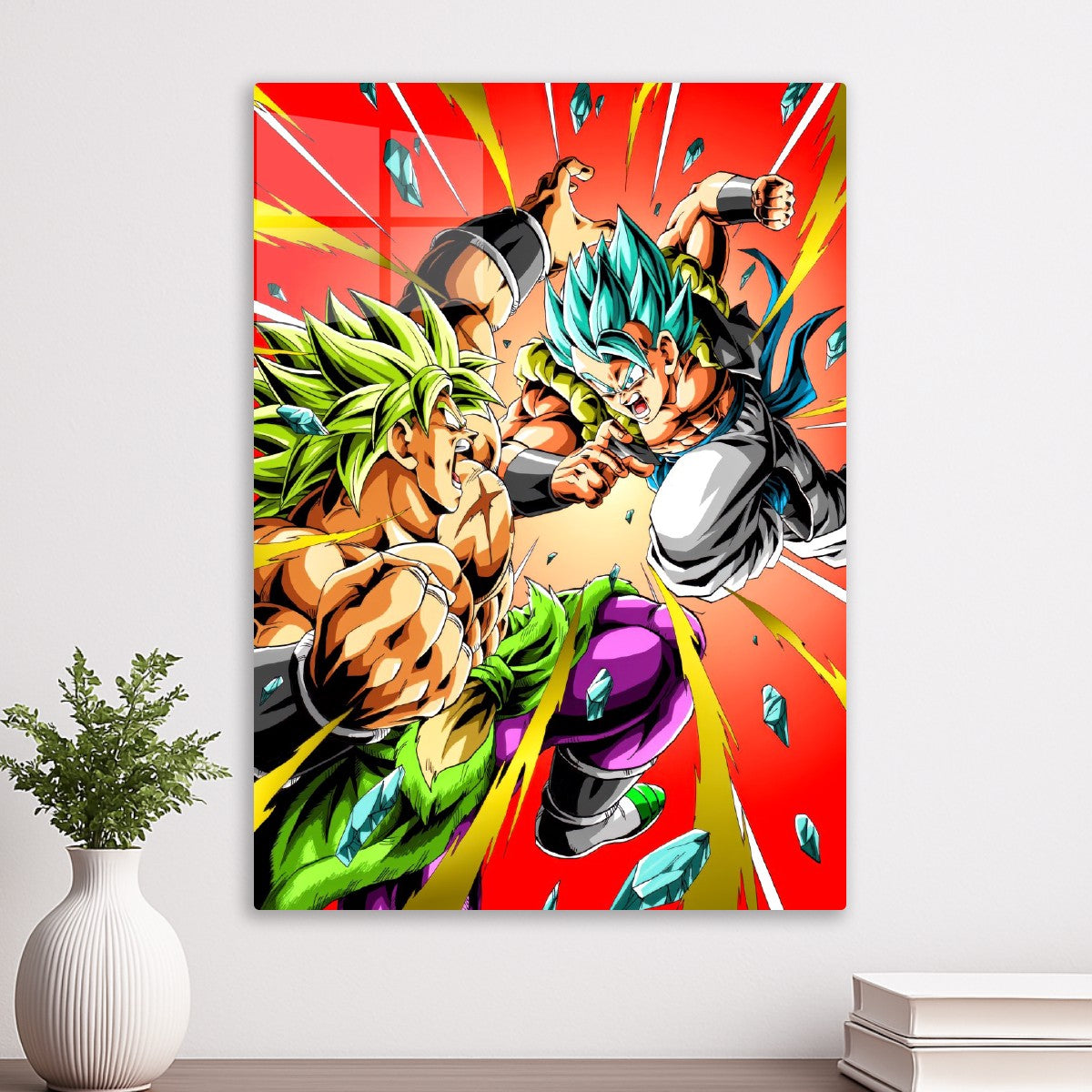 Gogeta blue vs broly , Dragon ball