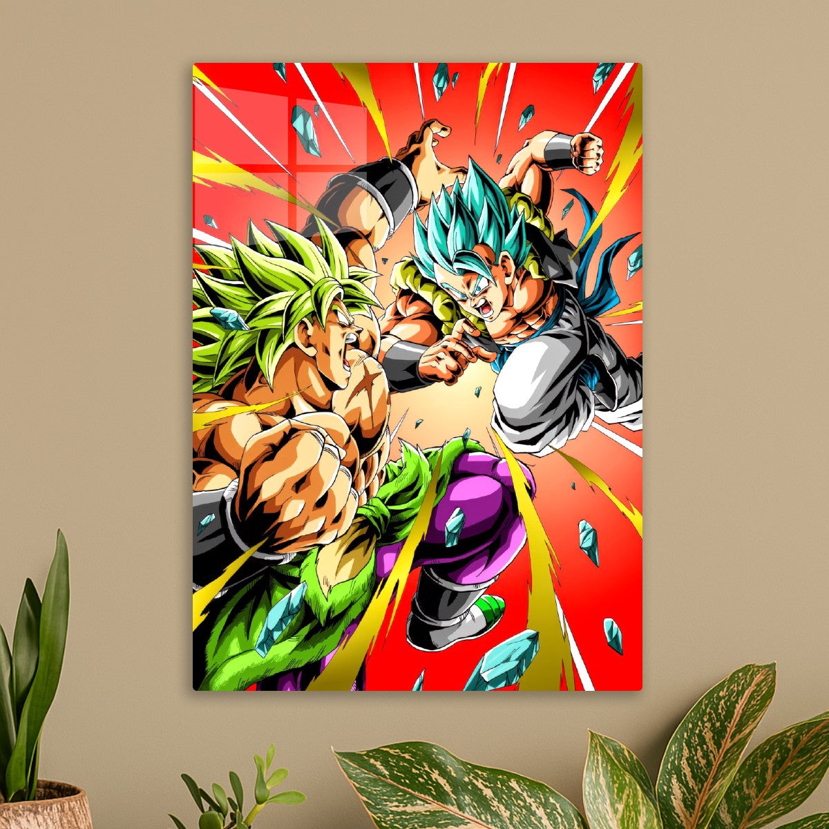 Gogeta blue vs broly , Dragon ball