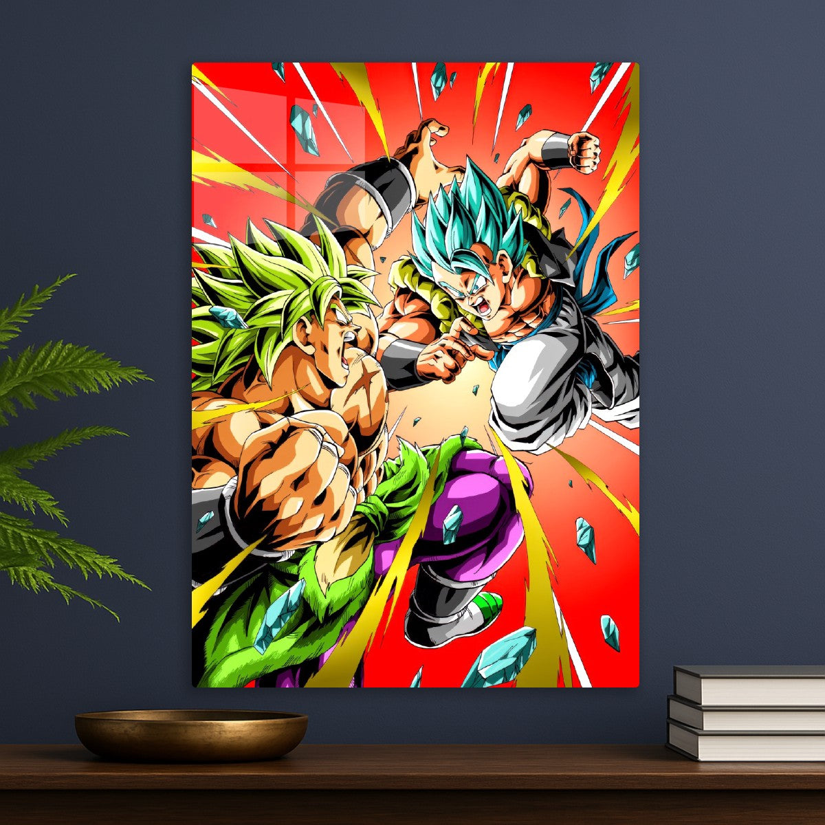 Gogeta blue vs broly , Dragon ball