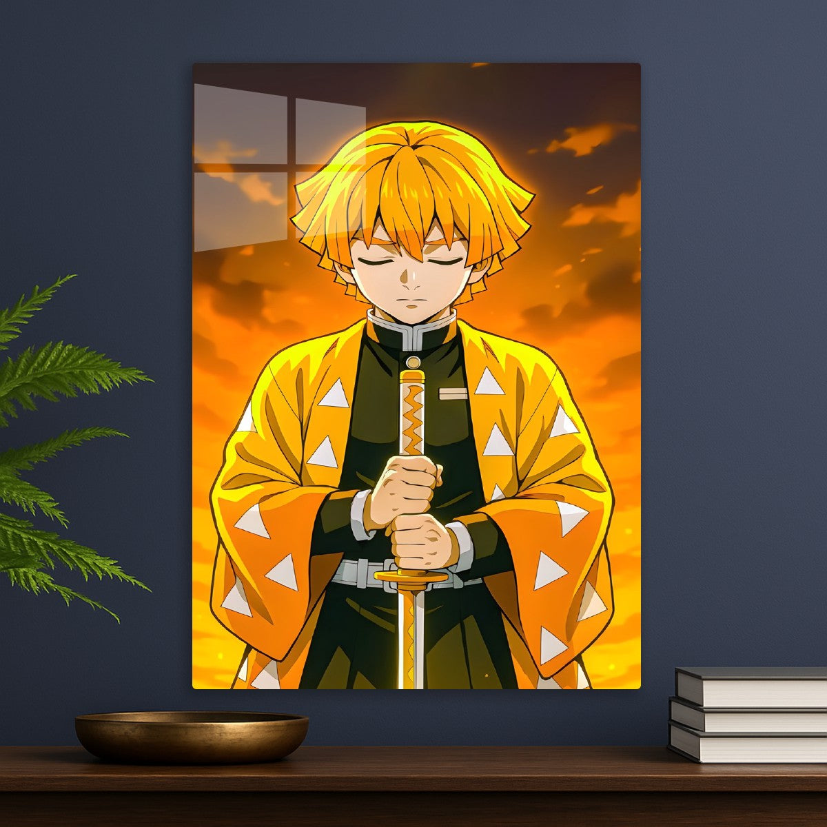 Zenitsu Agatsuma Stand Sword, Demon Slayer Kimetsu no Yaiba